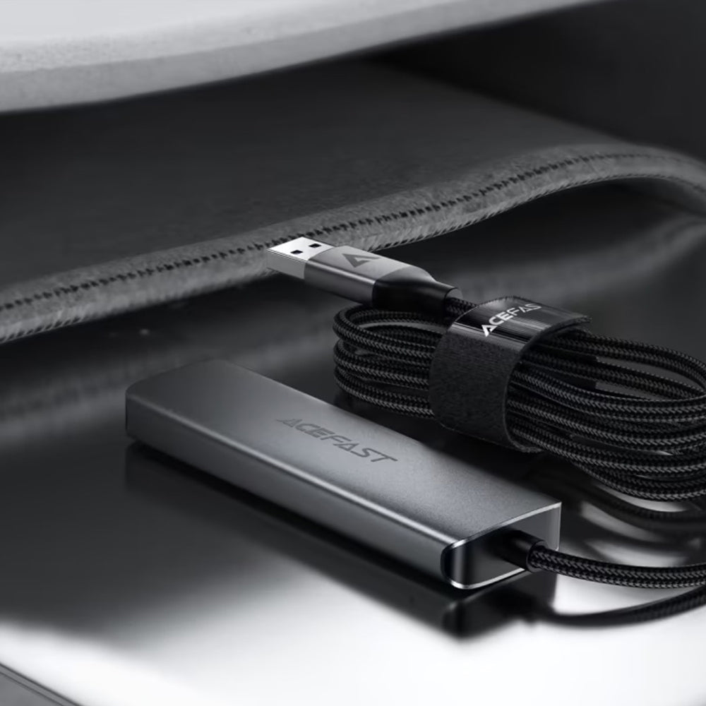 Acefast J17 USB Hub, 4in1, Gray