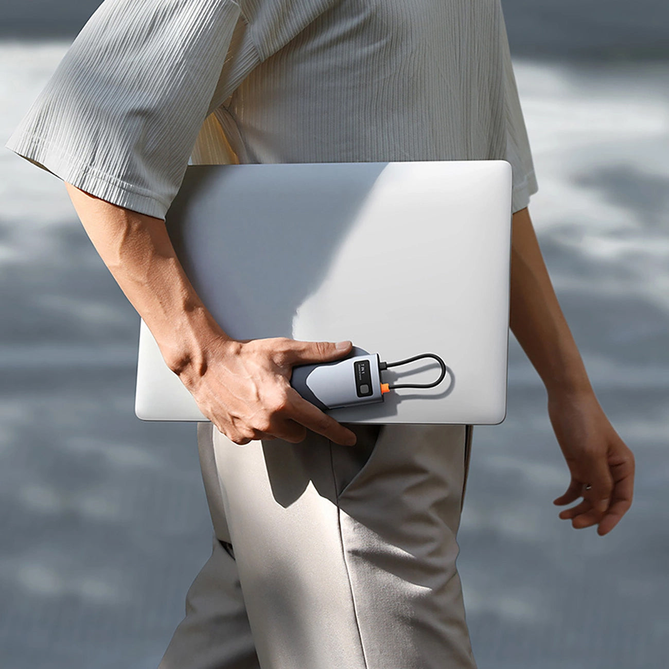 Baseus Metal Gleam USB-C Hub, 3 x USB-A 3.0 - 1 x USB-C - 1 x HDMI - 1 x SD - 1 x microSD, Gray B00030708811-01