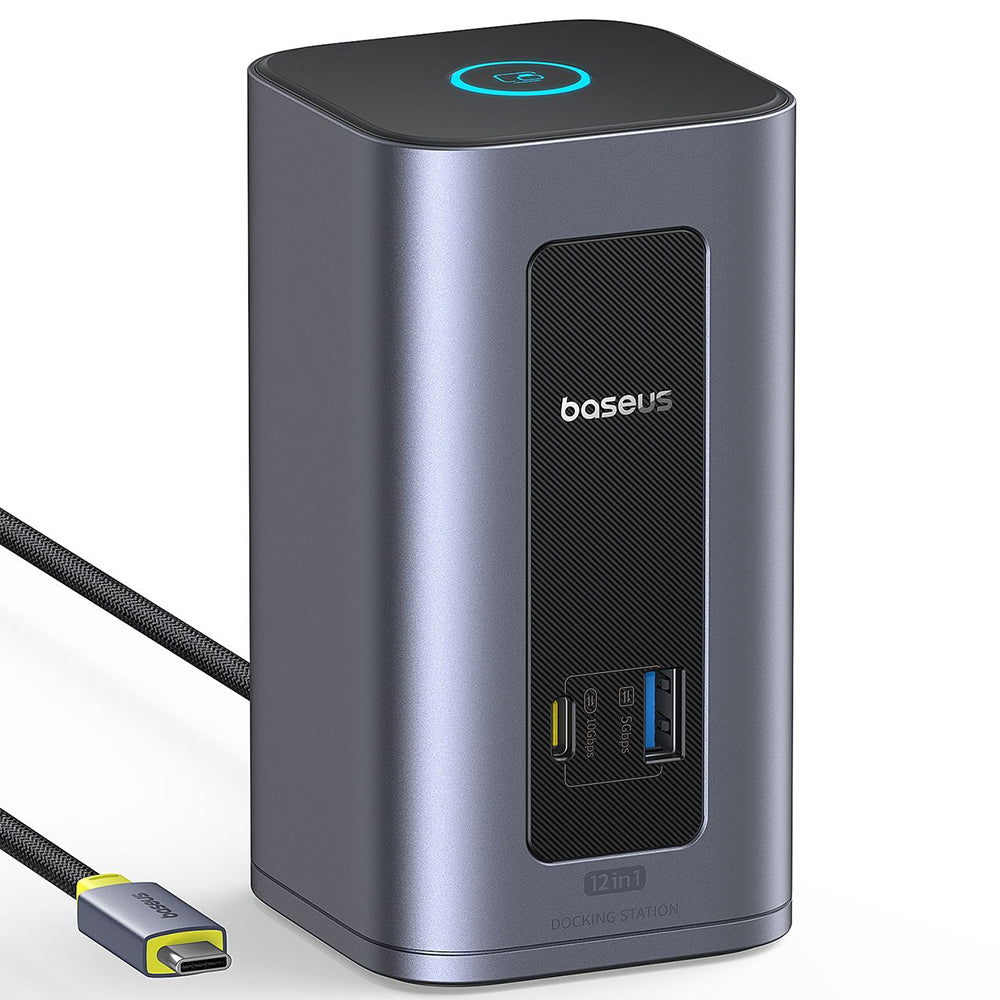 Baseus Nomos NU1 Air Spacemate USB-C Hub, 12in1, Gray B0114400