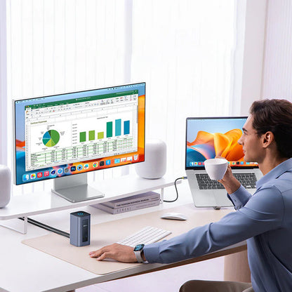 Baseus Nomos NU1 Air Spacemate USB-C Hub, 12in1, Gray B0114400