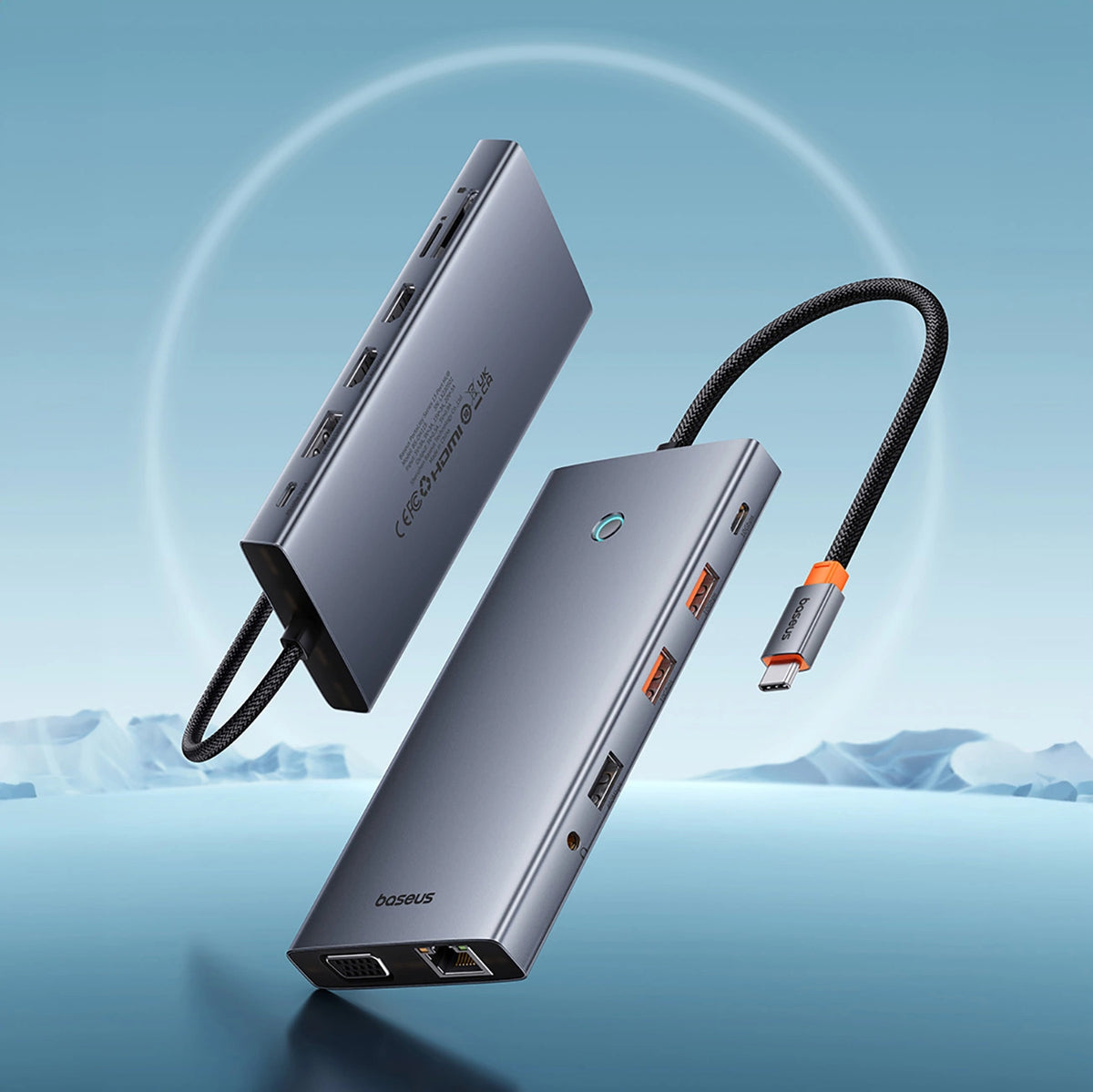 Baseus PortalJoy USB-C Hub, 13in1, Gray B00053002811-01