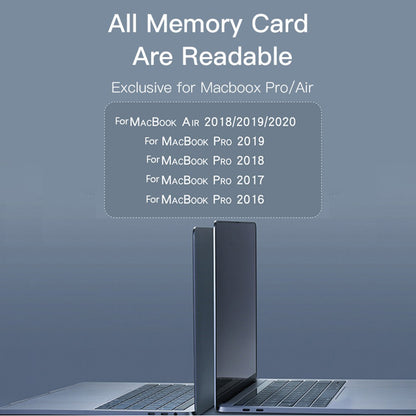 Yesido HB10 USB-C Hub for Apple MacBook Pro / Air, 6in1, Grey