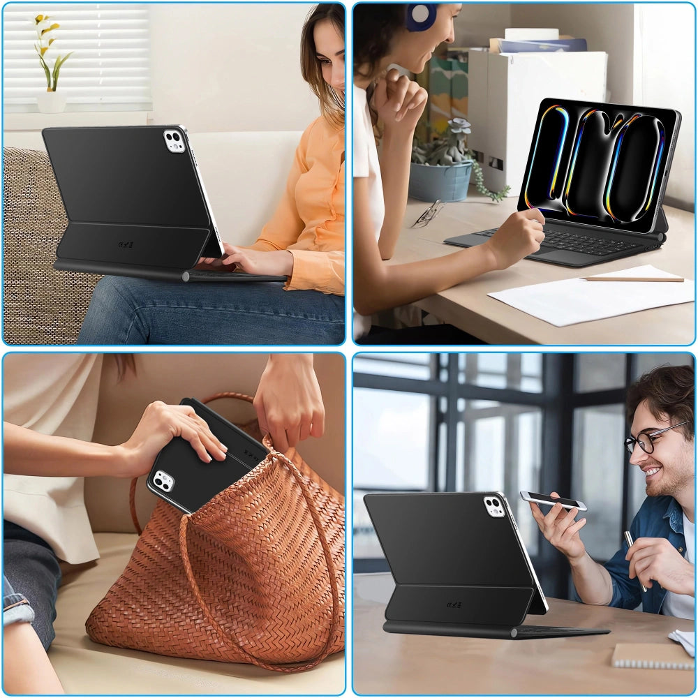 Keyboard Case for Apple iPad Pro 11 (2025) / (2024), Tech-Protect, SmartCase Magnetic, Black