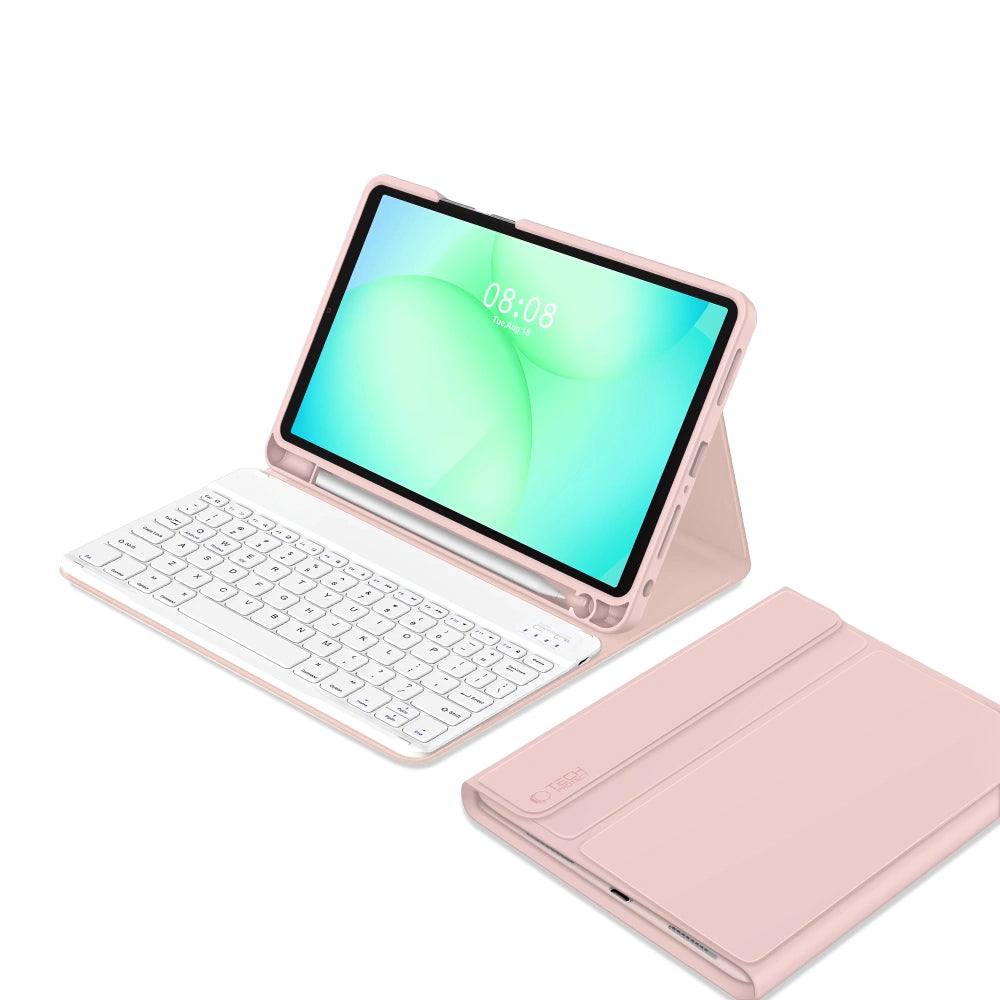 Keyboard Case for Samsung Galaxy Tab A11+ / Tab A9+, Tech-Protect, SC PEN, Pink