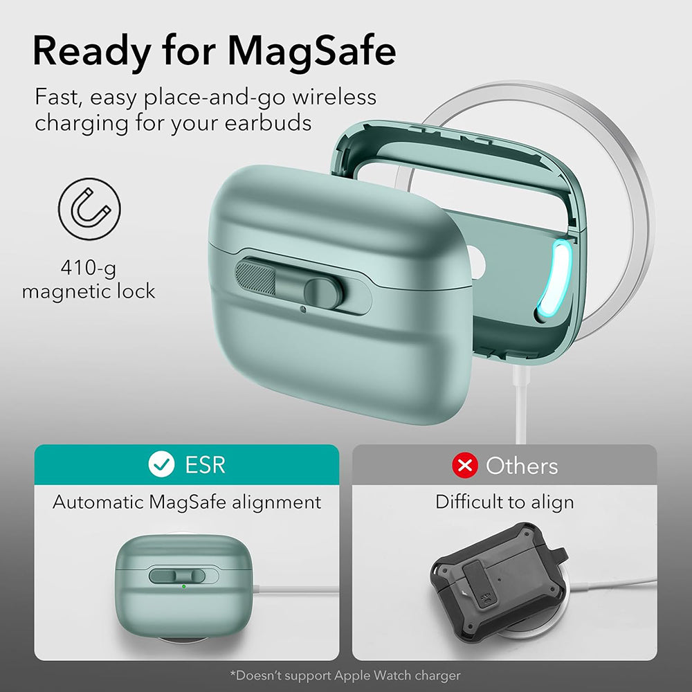 ESR Pulse Case for Apple AirPods 4, Green