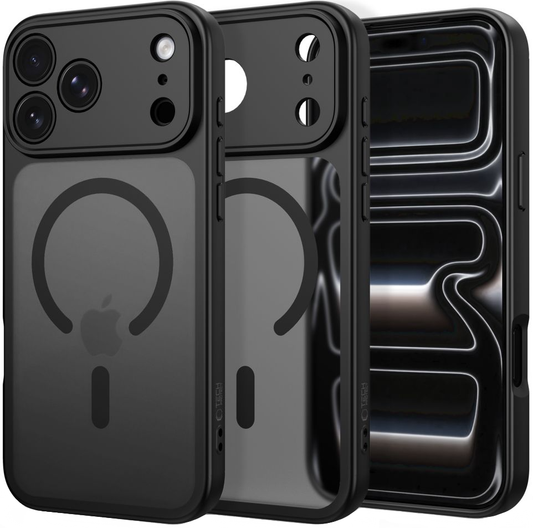 MagSafe Case for Apple iPhone 18 Pro / 17 Pro, Tech-Protect, BasicMag, Matte Black