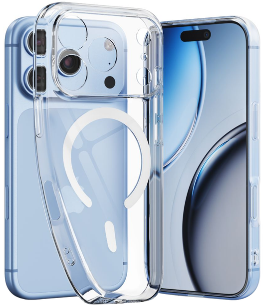 MagSafe Case for Apple iPhone 18 Pro / 17 Pro, Tech-Protect, Flexair, Transparent