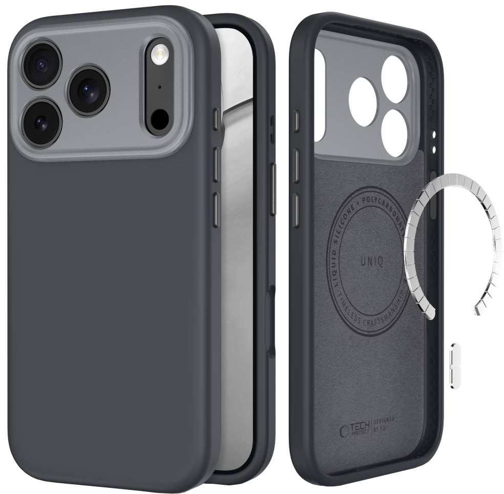 MagSafe Case for Apple iPhone 18 Pro Max / 17 Pro Max, Tech-Protect, Uniq CC, Gray