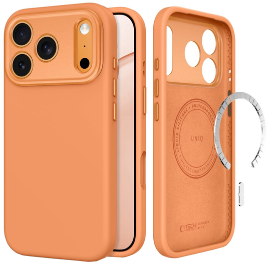 MagSafe Case for Apple iPhone 18 Pro Max / 17 Pro Max, Tech-Protect, Uniq CC, Orange