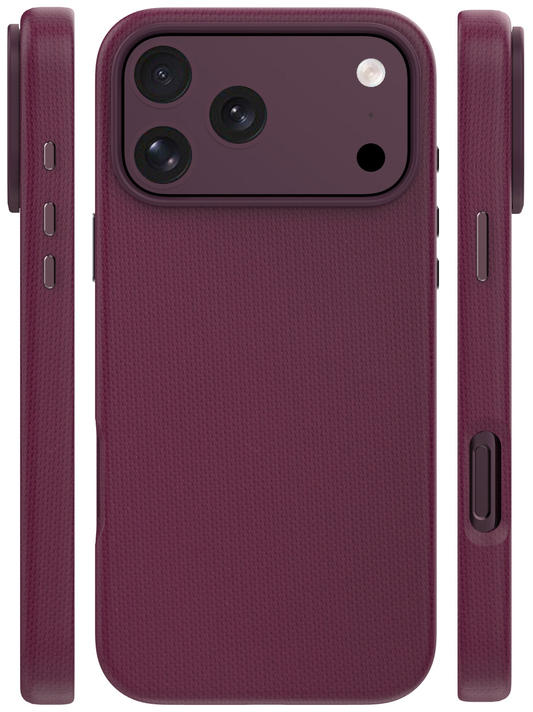 MagSafe Case for Apple iPhone 18 Pro / 17 Pro, Etteri, Elegant Mag, Burgundy