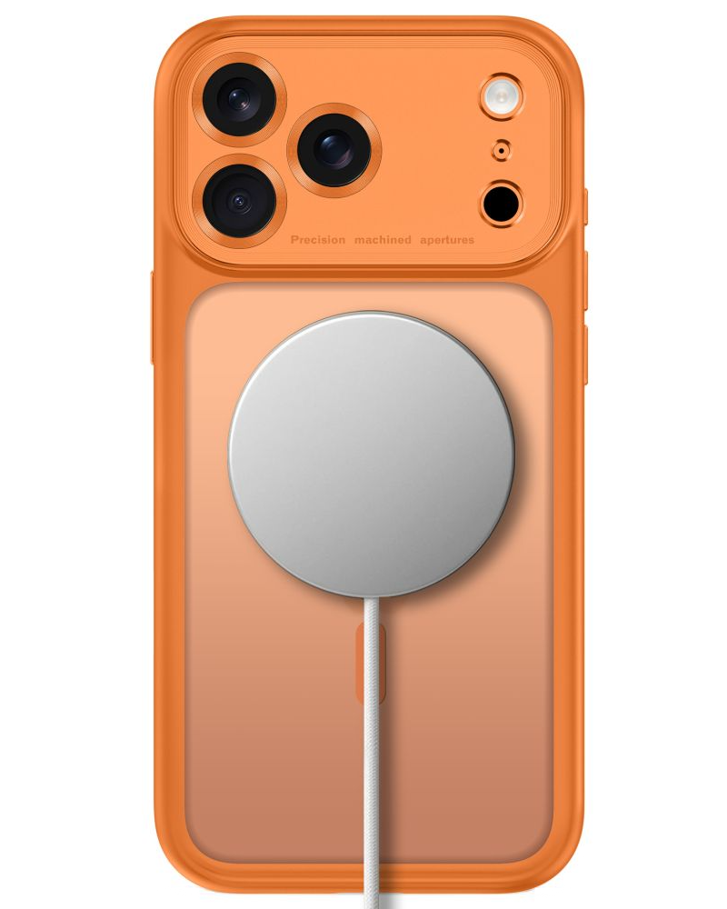 MagSafe Case for Apple iPhone 18 Pro Max / 17 Pro Max, Tech-Protect, MagPeak CC, Matte Orange