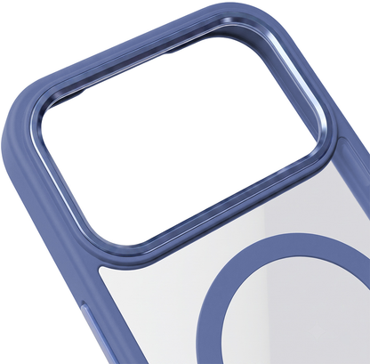 MagSafe Case for Apple iPhone 18 Pro Max / 17 Pro Max, OEM, Color Clear Mag, Blue