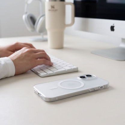 MagSafe Case for Apple iPhone 17, Tech-Protect, MagZero, Matte White