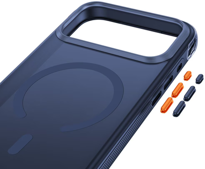 MagSafe Case for Apple iPhone 18 Pro / 17 Pro, Tech-Protect, MagAir CC, Matte Navy