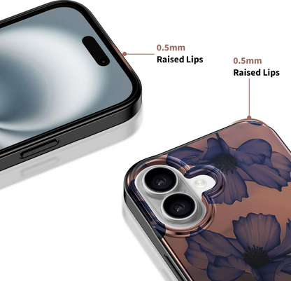 MagSafe Case for Apple iPhone 17, Tech-Protect, Lamano Velvet Night, Black