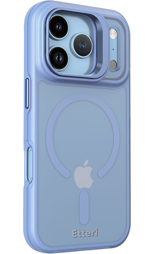 MagSafe Case for Apple iPhone 18 Pro / 17 Pro, Etteri, Morning Fog, Blue