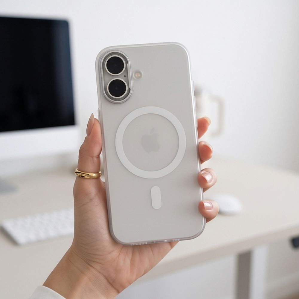 MagSafe Case for Apple iPhone 17, Tech-Protect, MagZero, Matte White