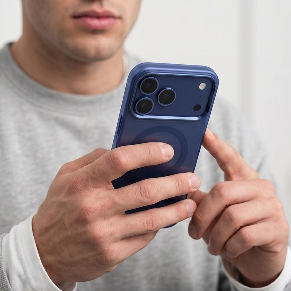 MagSafe Case for Apple iPhone 18 Pro / 17 Pro, Tech-Protect, MagZero, Matte Navy