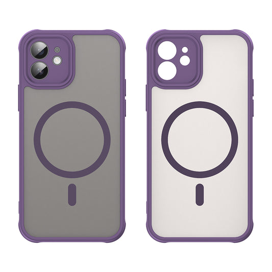 MagSafe Case for Apple iPhone 12, Techsuit, HaloFrost II, Purple