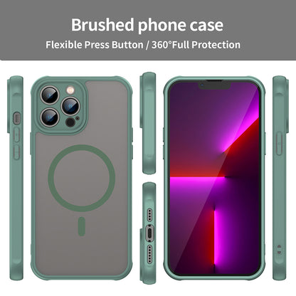 MagSafe Case for Apple iPhone 13 Pro Max, Techsuit, HaloFrost II, Green