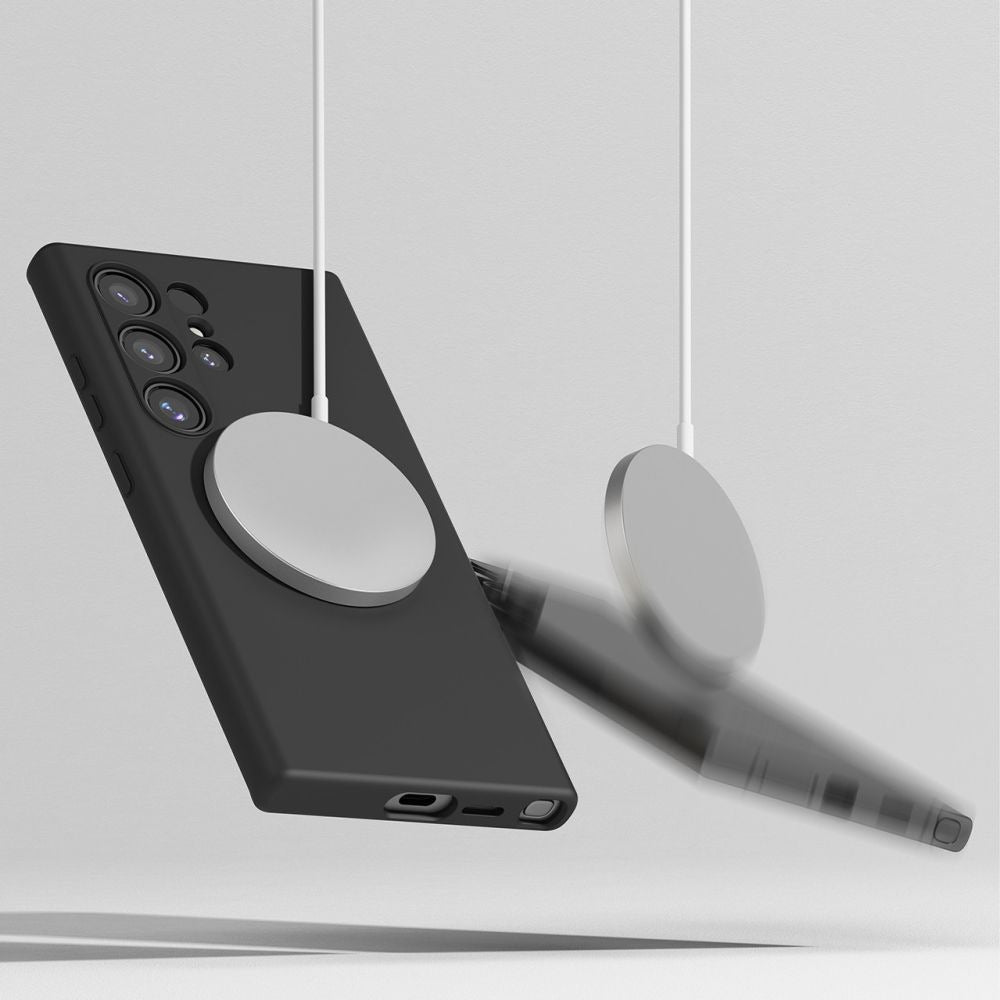 MagSafe Case for Apple iPhone 13, Techsuit, SoftFlex, Black