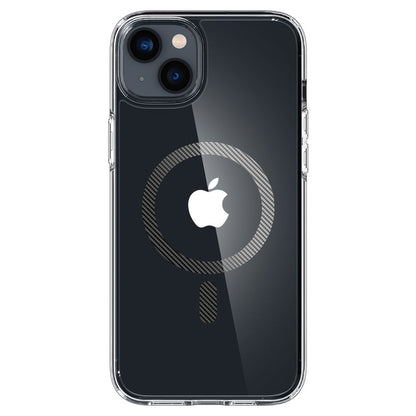 MagSafe Case for Apple iPhone 14 Plus, Spigen, Ultra Hybrid Carbon, Transparent