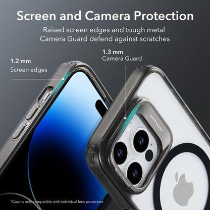 MagSafe Case for Apple iPhone 14 Pro Max, ESR, Classic Kickstand, Transparent Black