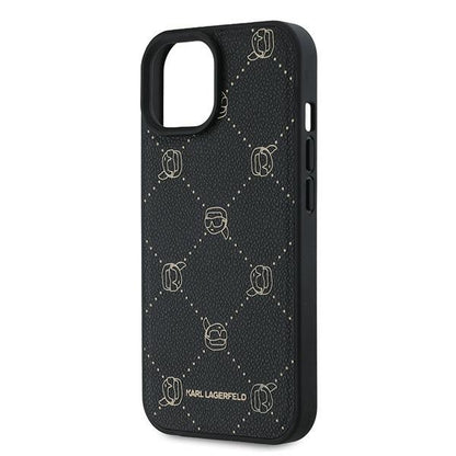 MagSafe Case for Apple iPhone 15 Plus, Karl Lagerfeld, Karl's Head, Black
