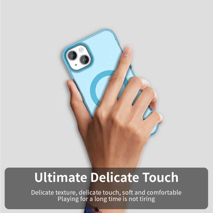 MagSafe Case for Apple iPhone 15 Plus, Techsuit, CandyCase, Blue