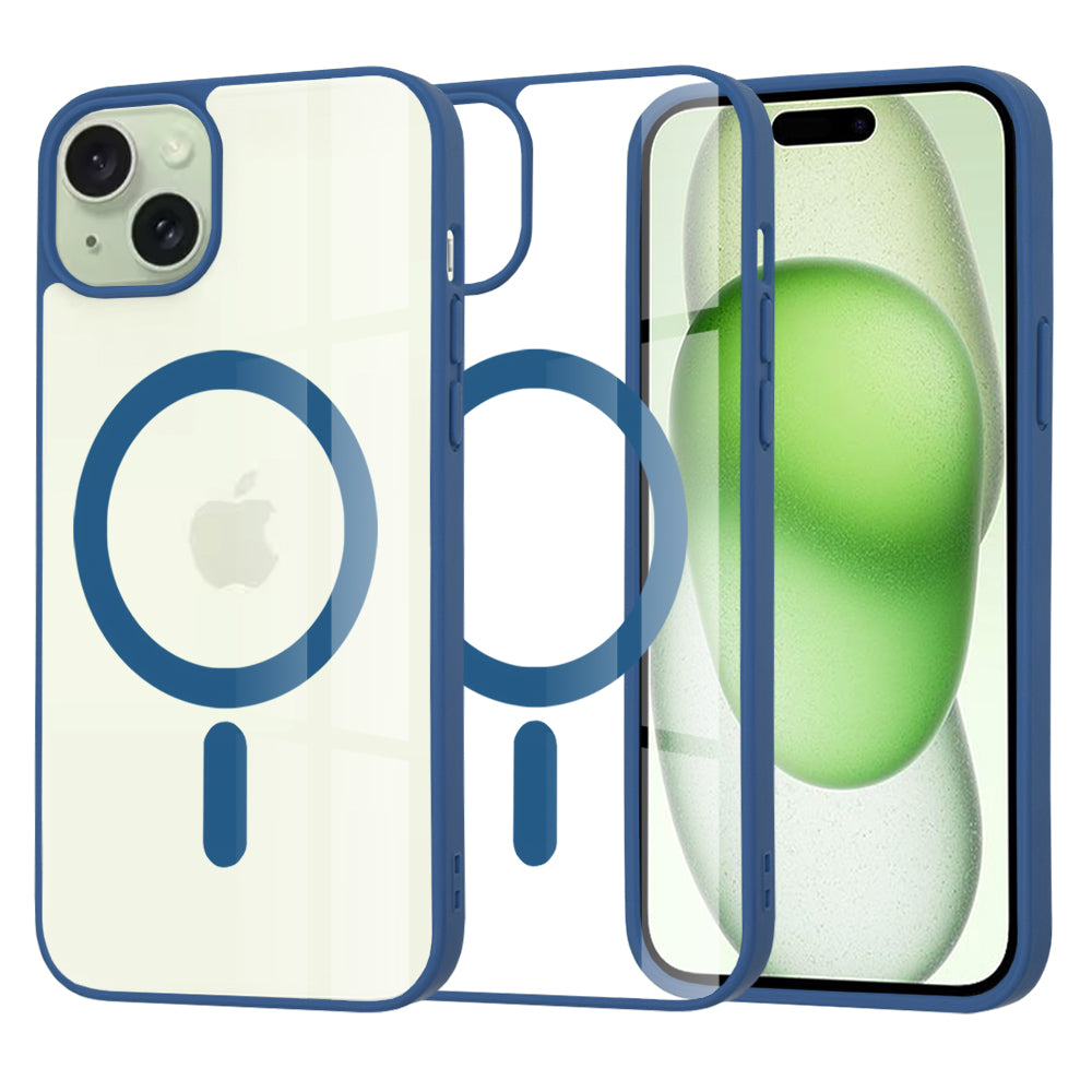 MagSafe Case for Apple iPhone 15 Plus, Techsuit, Pro, Blue