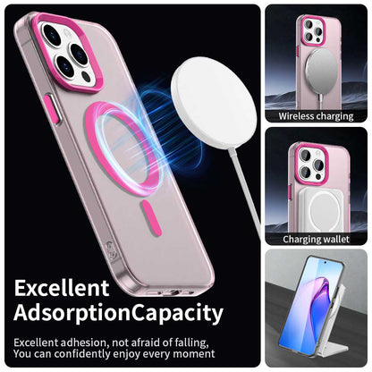 MagSafe Case for Apple iPhone 15 Pro Max, Techsuit, CandyCase, Pink