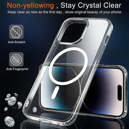 MagSafe Case for Apple iPhone 15, Techsuit, Pro, Blue