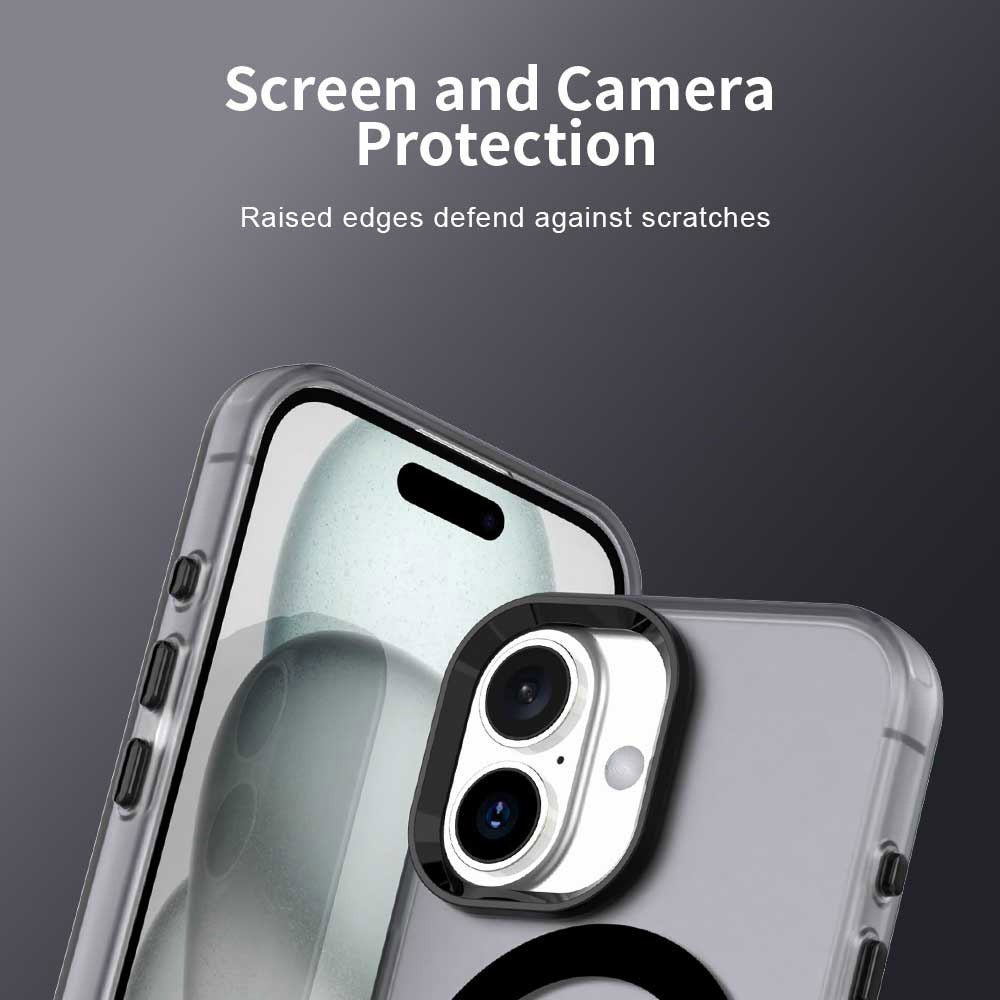 MagSafe Case for Apple iPhone 16 Plus, Techsuit, CandyCase, Black