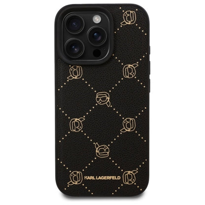 MagSafe Case for Apple iPhone 16 Pro Max, Karl Lagerfeld, Karl's Head, Black