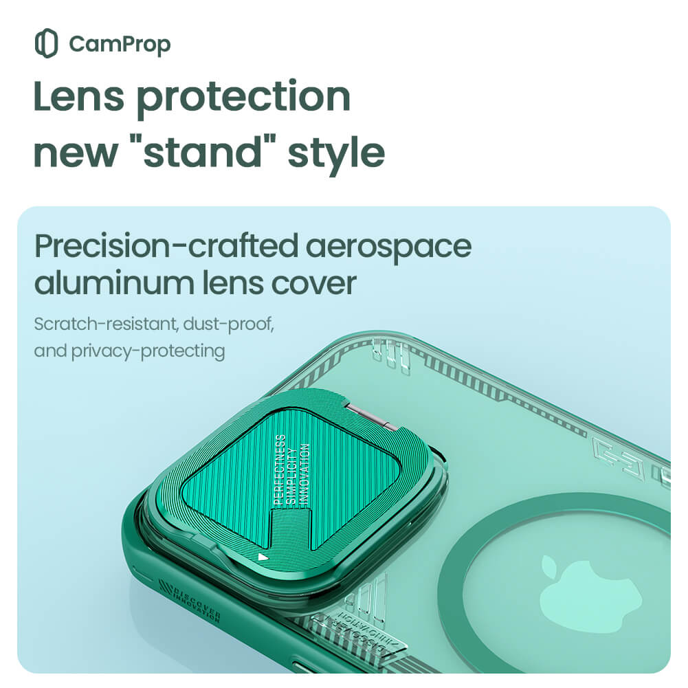 MagSafe Case for Apple iPhone 16 Pro Max, Nillkin, Iceblade Prop (w/o Camera Cutout), Green