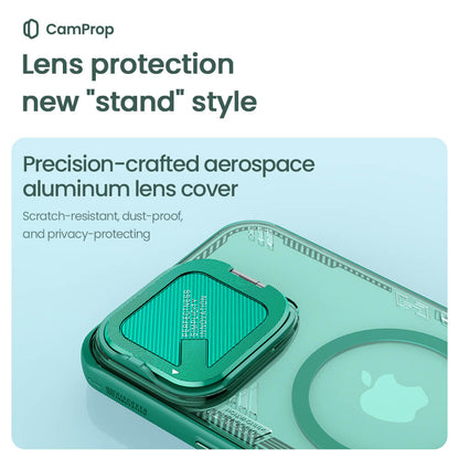 MagSafe Case for Apple iPhone 16 Pro Max, Nillkin, Iceblade Prop (w/o Camera Cutout), Green