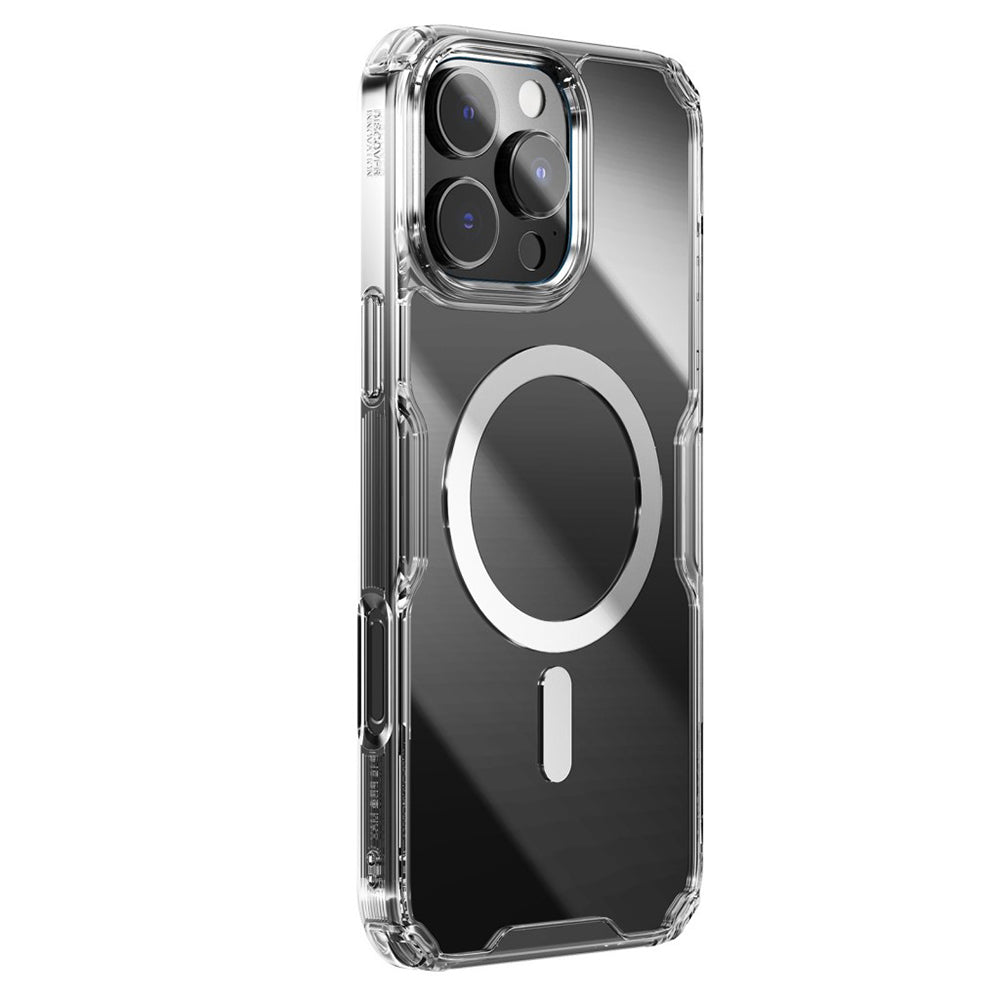 MagSafe Case for Apple iPhone 16 Pro Max, Nillkin, Nature Pro, Transparent