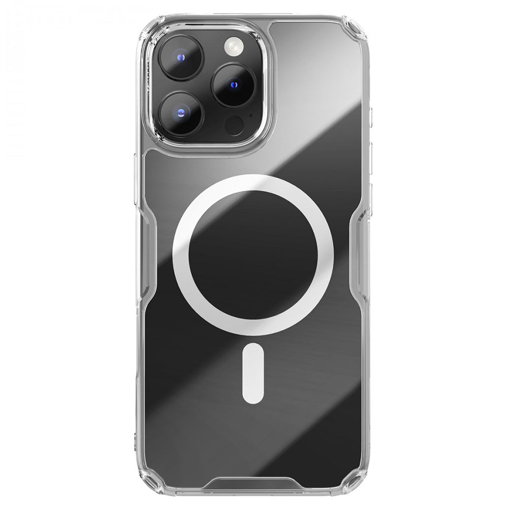 MagSafe Case for Apple iPhone 16 Pro Max, Nillkin, Nature Pro, Transparent