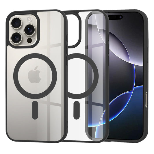 MagSafe Case for Apple iPhone 16 Pro Max, Techsuit, Pro, Black