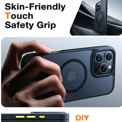 MagSafe Case for Apple iPhone 16 Pro, Torras, Guardian, Black