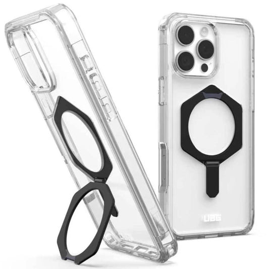 MagSafe Case for Apple iPhone 16 Pro, Urban Armor Gear, Plyo XTE, Transparent Black