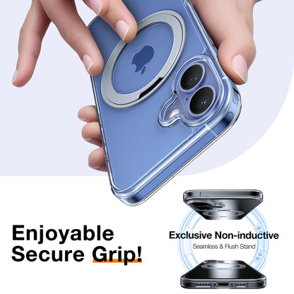 MagSafe Case for Apple iPhone 16, Torras, Ostand Pro, Transparent