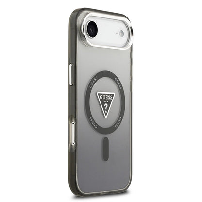 MagSafe Case for Apple iPhone 17 Air, Guess, IML Gradient Triangle Logo, Black
