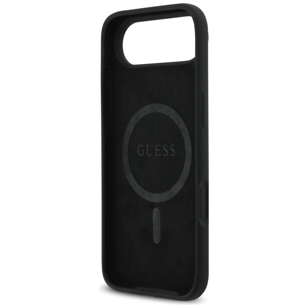 MagSafe Case for Apple iPhone 17 Air, Guess, Triangle Logo, Black