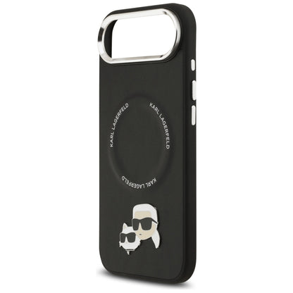 MagSafe Case for Apple iPhone 17 Air, Karl Lagerfeld, Karl & Choupette Pins, Black