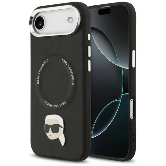 MagSafe Case for Apple iPhone 17 Air, Karl Lagerfeld, Karl Pin, Black