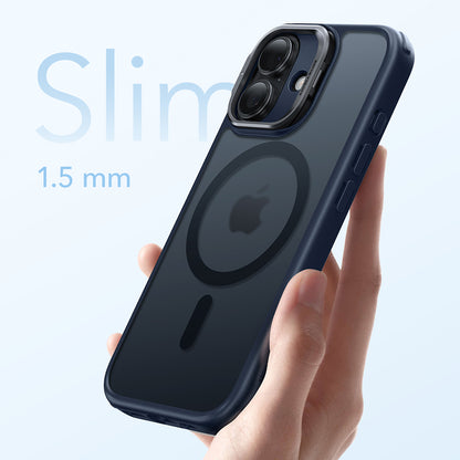 MagSafe Case for Apple iPhone 17, ESR, Classic Hybrid Kickstand, Satin Blue