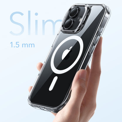 MagSafe Case for Apple iPhone 17, ESR, Classic Hybrid Kickstand, Transparent