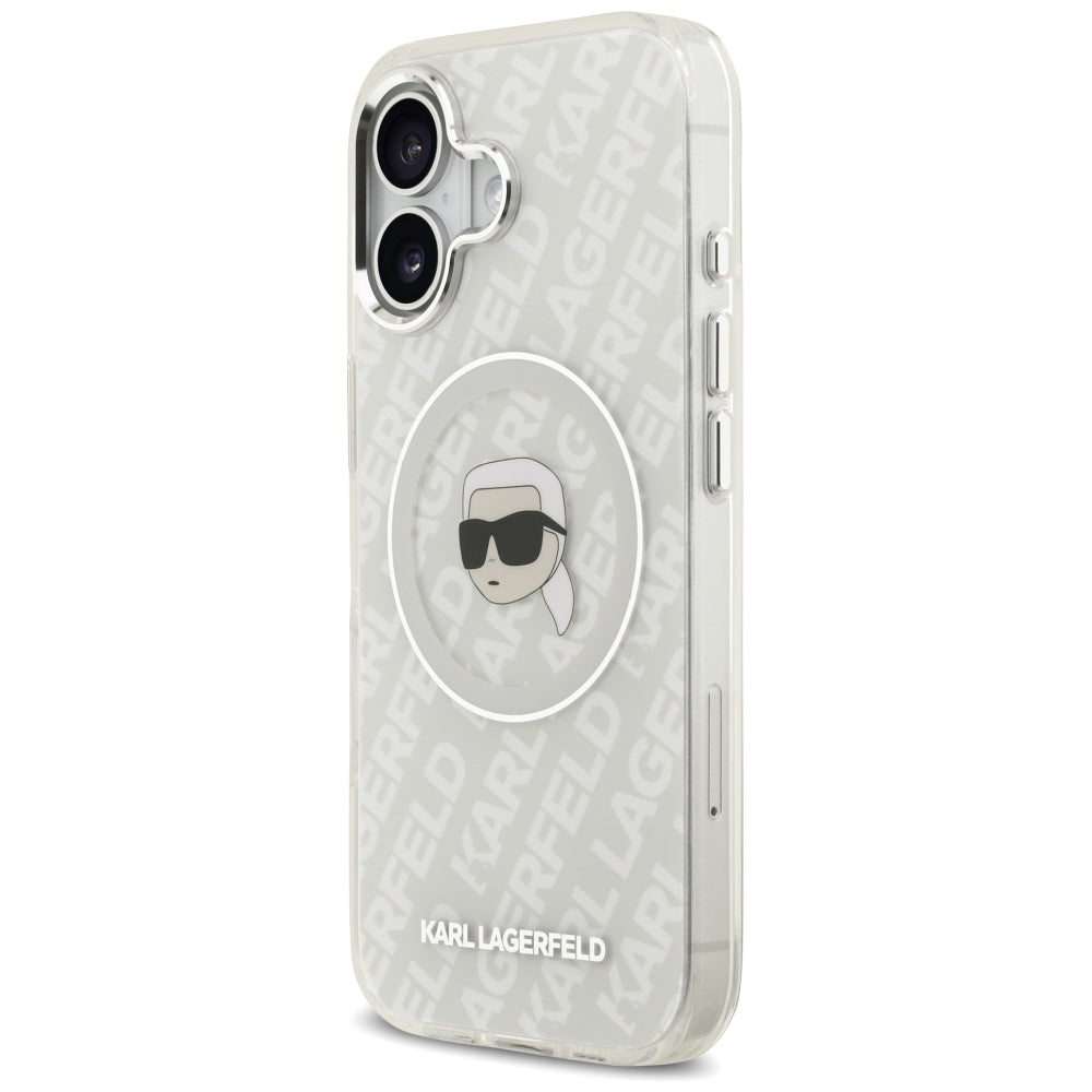 MagSafe Case for Apple iPhone 17, Karl Lagerfeld, IML Karl's Head, Grey