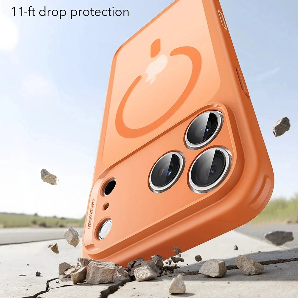 MagSafe Case for Apple iPhone 17 Pro, ESR, Classic Hybrid, Satin Orange